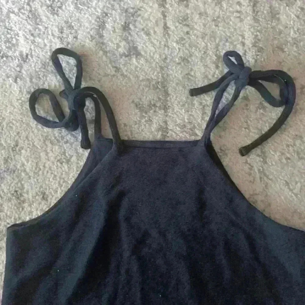 Madewell Women's Black Tie Strap Casual Lightweight Tank Top S - Picture 7 of 12